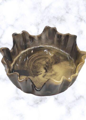 Dekorativna skleda iz epoksi smole