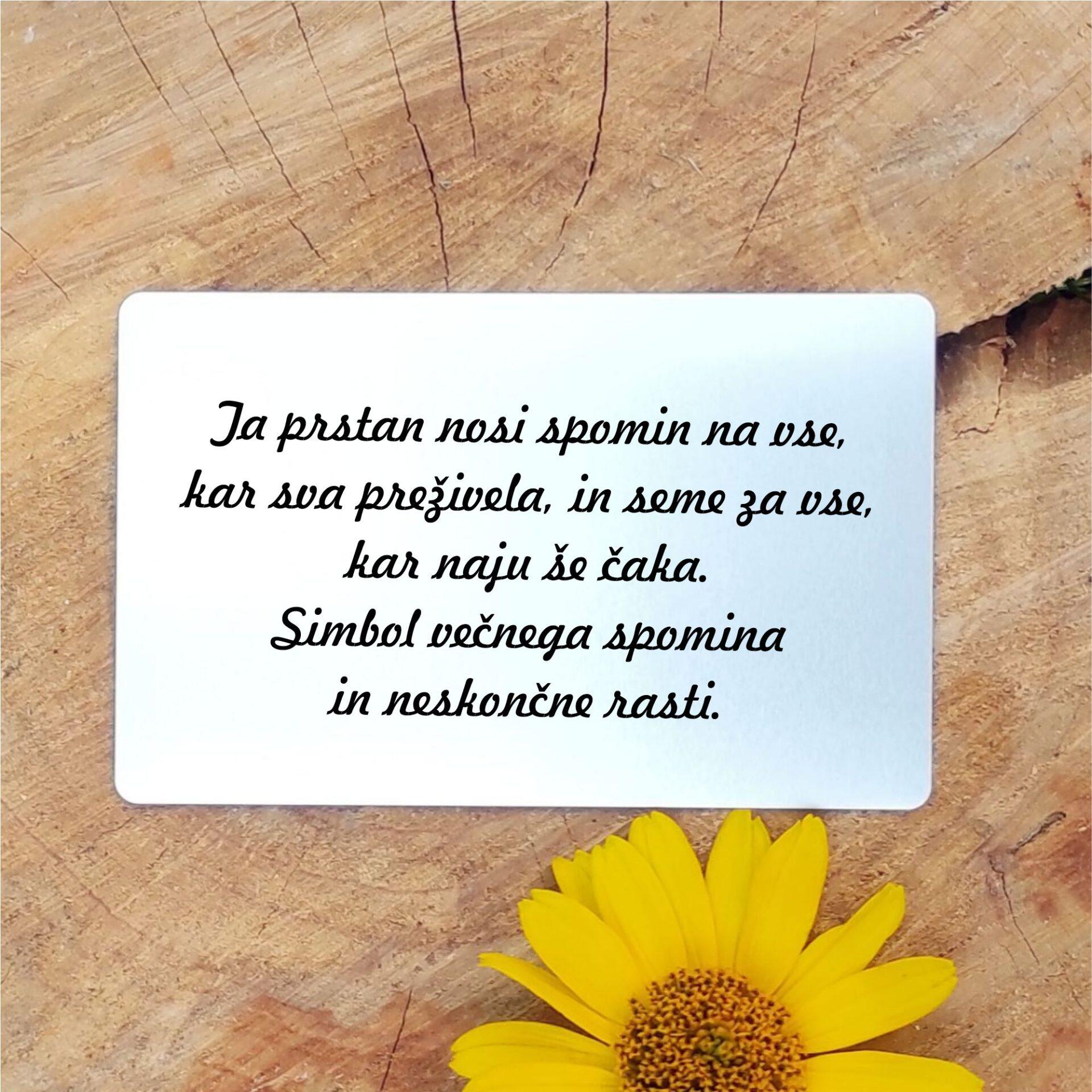 Prstan "Večna Povezanost" - Simbol ljubezni in spomina - slika 7