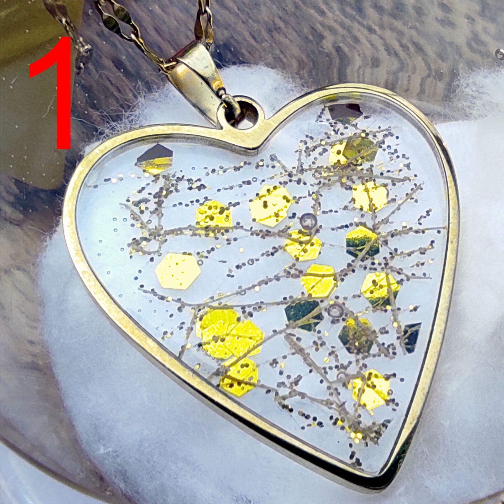 Luksuzni personalizirani darilni set: Verižica/srebrni nakit & ročno izdelana škatlica in vaza iz epoksi smole - slika 19