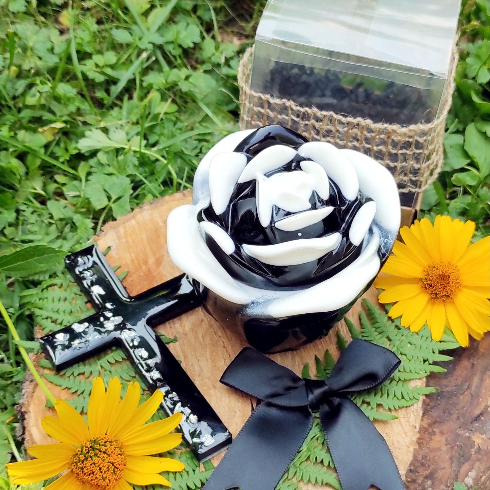 Darilni set sožalja “roža tolažbe in večna luč" - slika 10
