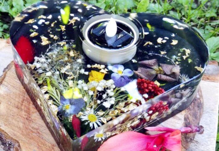 Kako ohraniti spomin, ki nikoli ne ugasne? Unikatna zgodba solarnega srca